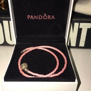 Pink Pandora Charm Bracelet